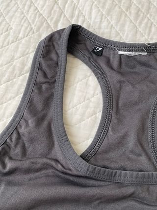 Top sportivo Gymshark grigio