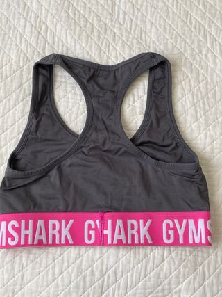 Top sportivo Gymshark grigio
