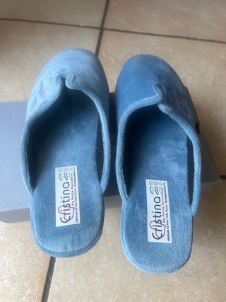 Ciabatte Cristina Blu