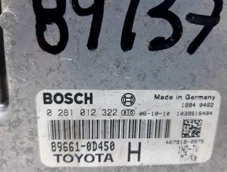 Toyota 1044075 centralita 896610d450 yaris basico