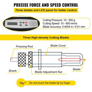 Macchina da taglio in vinile da 28 pollici Plotter da taglio in vinile di base con forza regolabile e supporto per la realizzazione di insegne