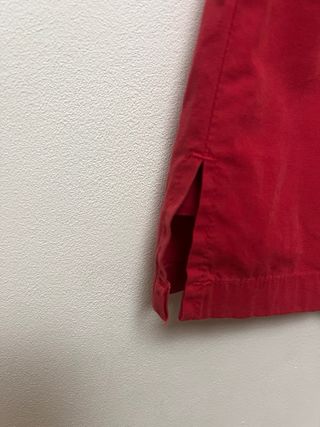 Gonna pantalone rossa anni '90 Taglia 38 in cotone