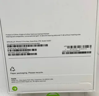 iPhone 17 Pro Max Azul Marino