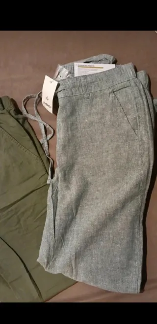 Confezione da 3 pantaloni in tela