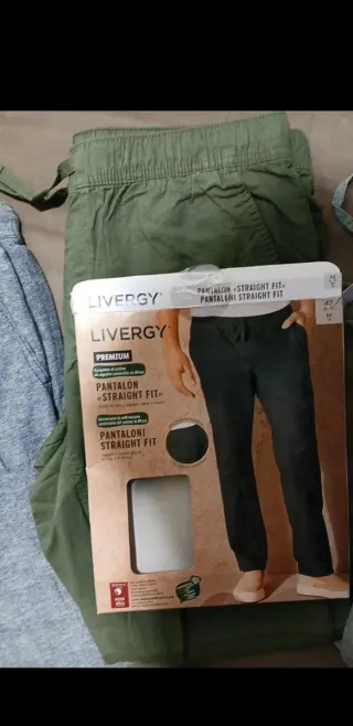 Confezione da 3 pantaloni in tela