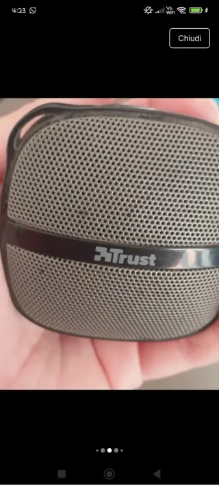 Cassa portatile Trust da sistemare