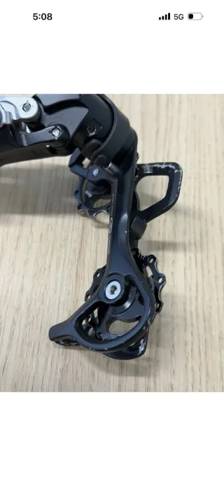 Cambio trasero Shimano deore xt rd-m770 invertido