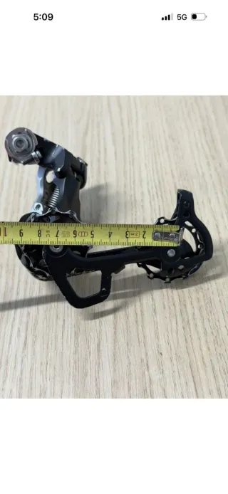 Cambio trasero Shimano deore xt rd-m770 invertido