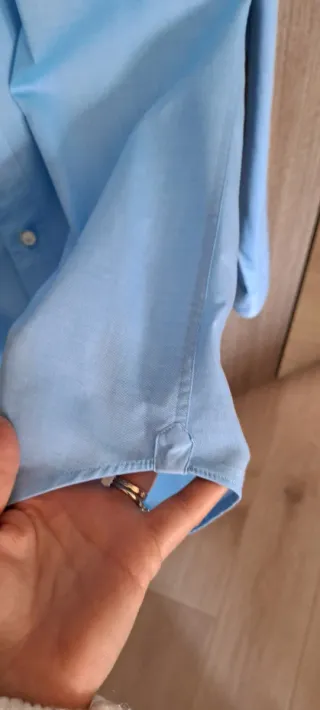 Camicia uomo CARLO PIGNATELLI azzurro. Nuovissima
