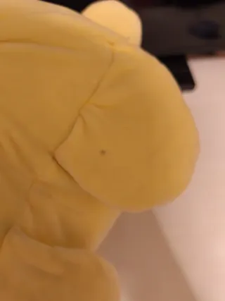 Peluche de gallina amarillo