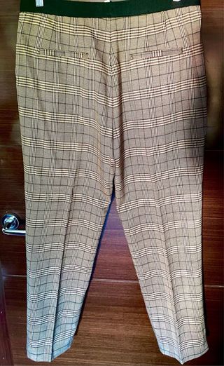 Pantalones de cuadros mujer