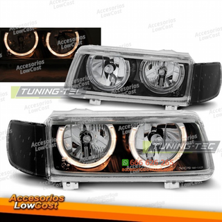 FAROS OJOS DE ÁNGEL NEGROS aptos para VW PASSAT B