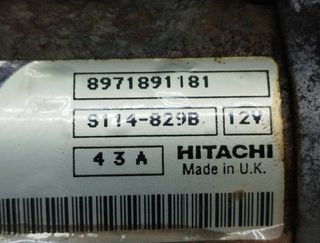 Motor arranque 8971891181 opel astra g 1.7 5208371