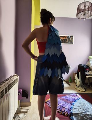 Confezione costumi da uccello