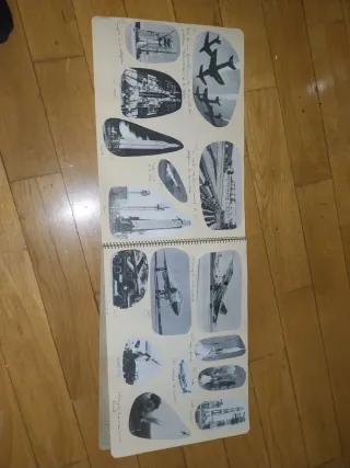 Álbum srtesanal antiguo aviones de guerra