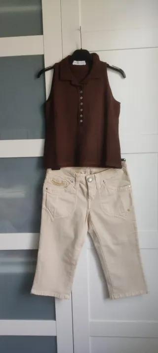 Completo estivo donna: canotta pantaloni taglia 42