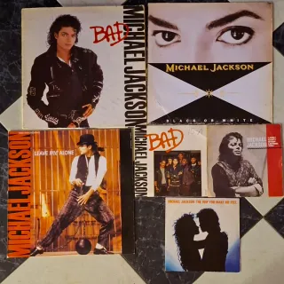 Colección 6 Vinilos Michael Jackson