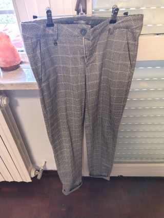 Pantaloni a quadri Nero Giardini Tg 41