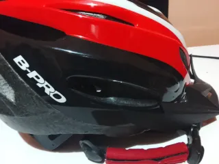 Casco B-PRO naranja y negro