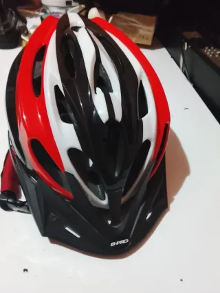 Casco B-PRO naranja y negro