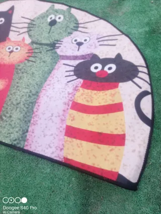 Alfombra gatos