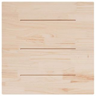 vidaXL Tablero de mesa cuadrado madera maciza