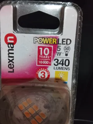 Bombilla LED Lexman GU5.3 5W 340 Lúmenes