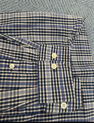 Camisa S.OLERA cuadros azul y blanco