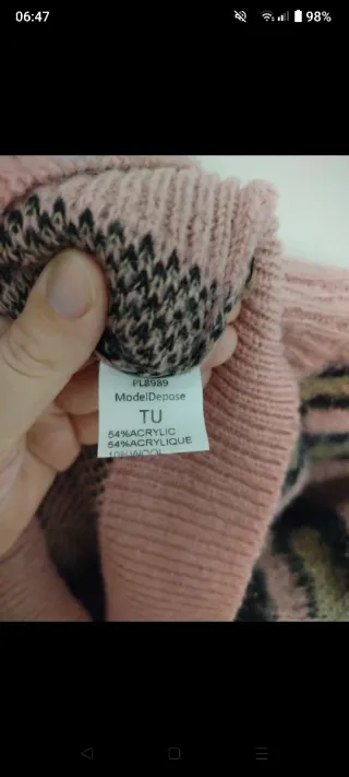 Maglione taglia unica fantasia