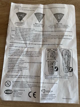 Juego búsqueda objetos inflable