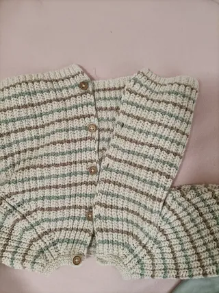 Conjunto bebé: jersey y polaina