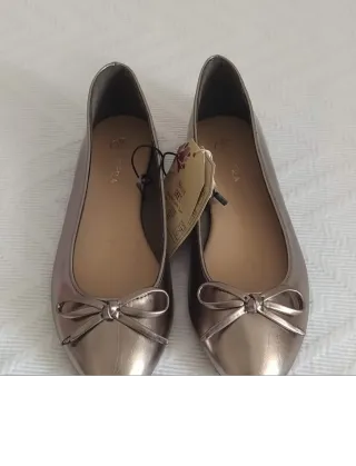 Bailarinas plateadas básicas n° 36 Sfera nuevo