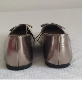 Bailarinas plateadas básicas n° 36 Sfera nuevo