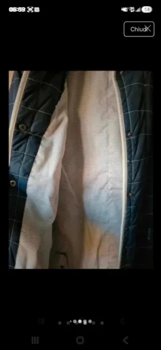 Giacca donna Ovs trapuntata nera impunture bianche