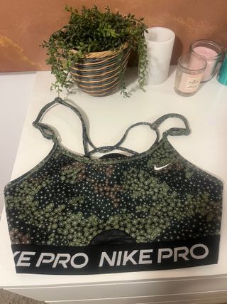 Reggiseno sportivo Nike Pro con stampa M