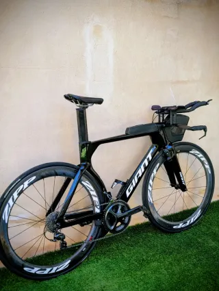Bici Triatlón Giant Trinity Aero + Extras Aero