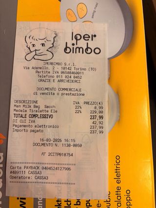 Tiralatte Elettrico Medela Swing Maxi