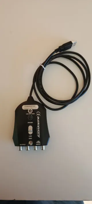 Conversor Audio Analógico a Digital USB