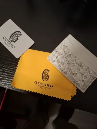 Porta carte Goyard bianco