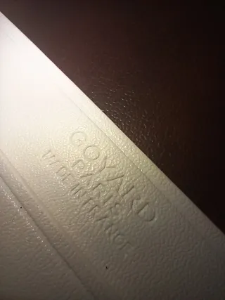 Porta carte Goyard bianco