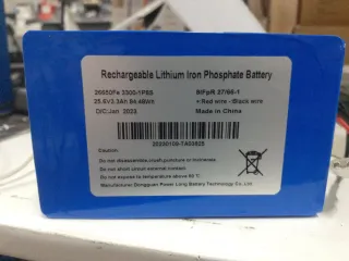 23 Baterías Litio-Fe