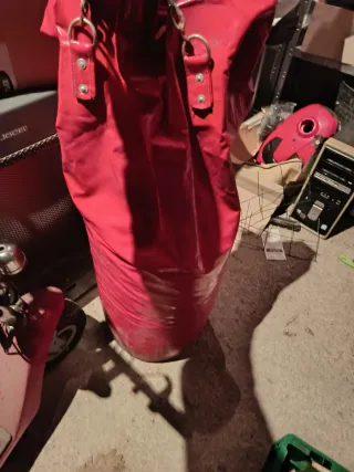 Saco de boxeo rojo