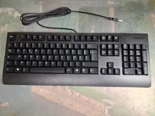 Teclado Lenovo AZERTY Francés Negro