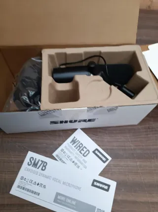 Micrófono Shure SM7B Dinámico Cardioide