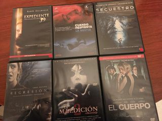 Lote DVD's Terror Videoclub
