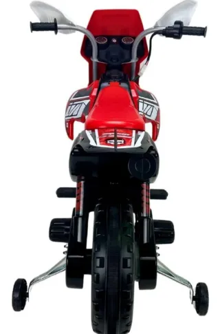 Moto Eléctrica Infantil Roja y Negra