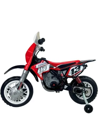 Moto Eléctrica Infantil Roja y Negra