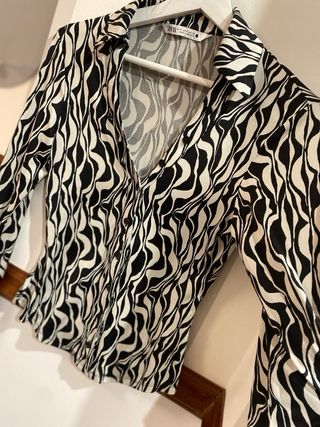 Blusa Zara Estampada Talla S