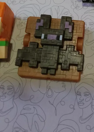 Minecraft Kinder Joy Bat Toy