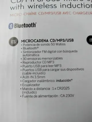 Microcadena Thomson MIC201IBT